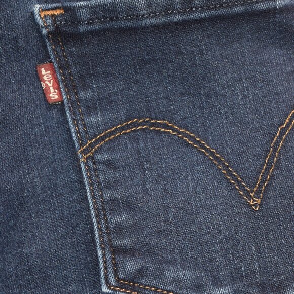 Levi's Mid-Rise Skinny Blue Jeans, Size 16 - Picture 7 of 10